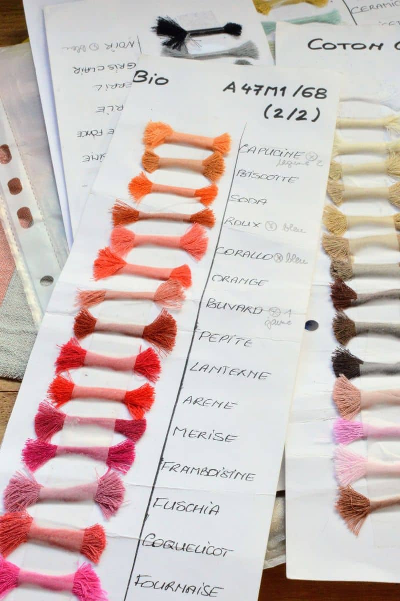 Fils tissage Couleur BRUME