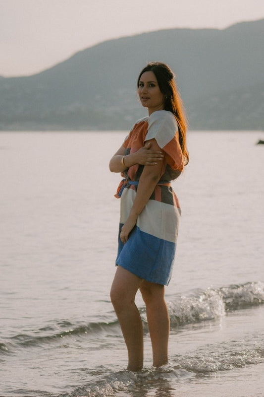 Robe de plage ALANA – Bleu