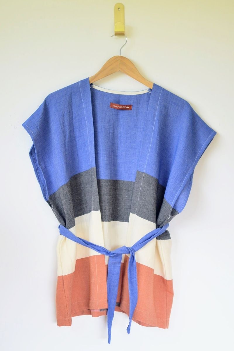 Veste kimono KARO – Bleu