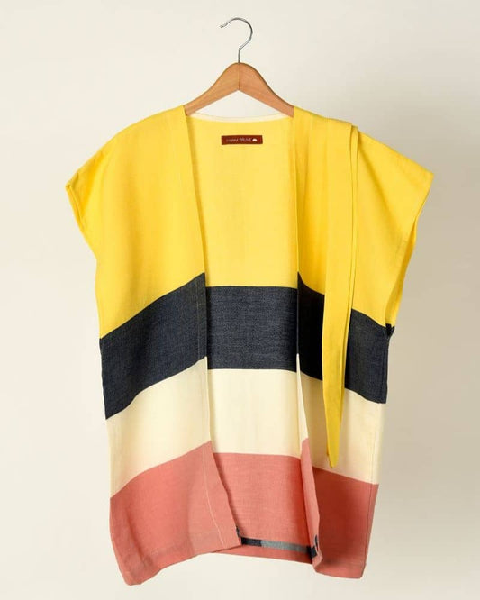 Veste kimono KARO - Jaune