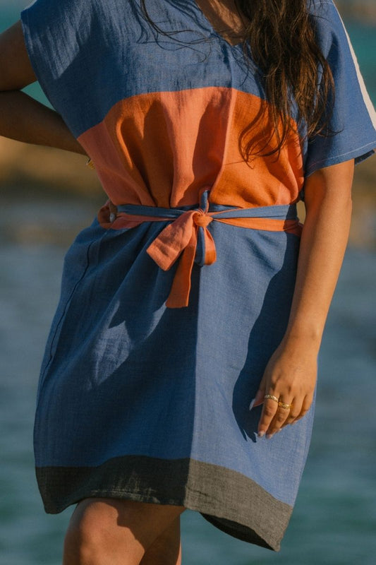 Robe de plage EBA – Bleu