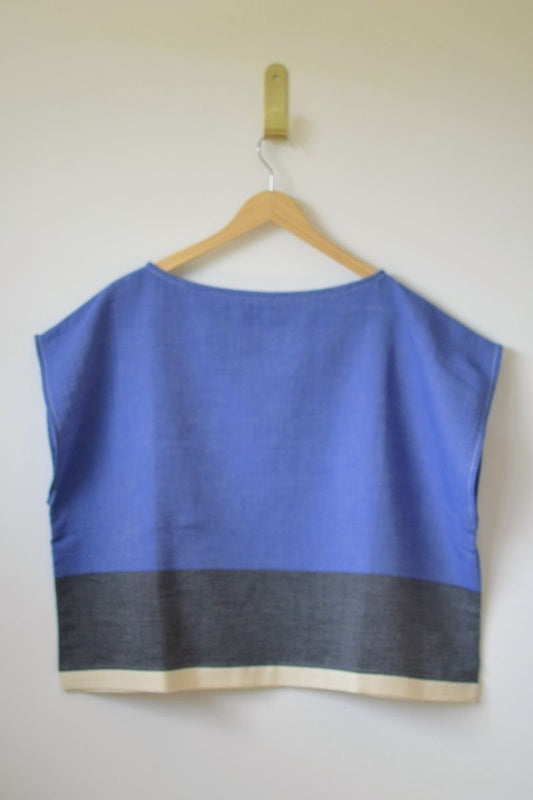 Top col bateau TALIS – Bleu