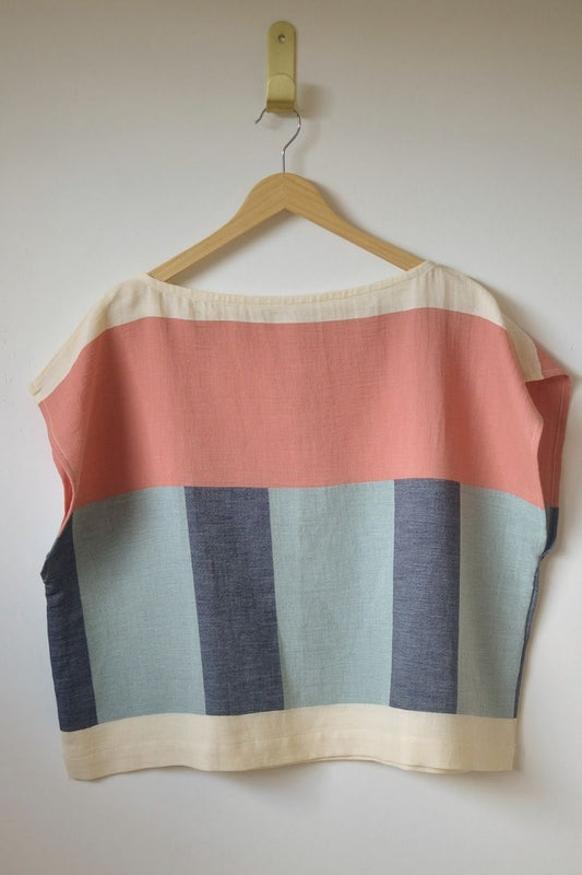 Top col bateau TALIS - Rose