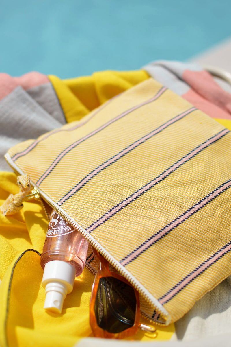 Trousse beauté EKA – Jaune