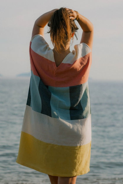 Robe de plage ALANA – Jaune