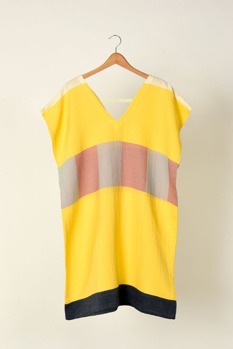 Robe de plage EBA - Jaune