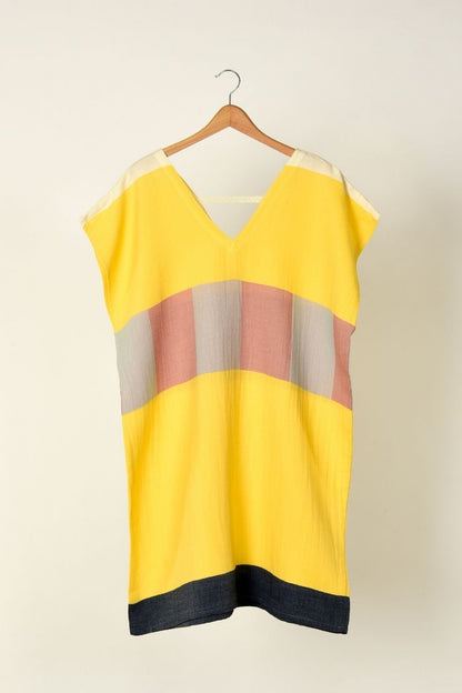 Robe de plage EBA - Jaune