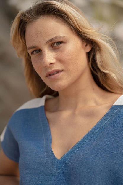 Robe de plage EBA – Bleu