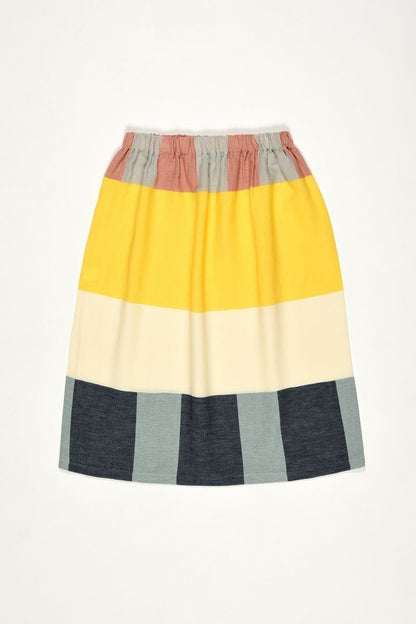 Jupe mi-longue BAYA – Jaune