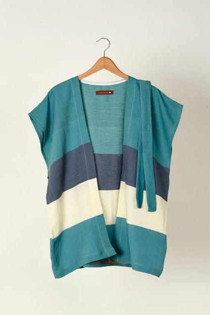 Veste kimono KARO – Lagune
