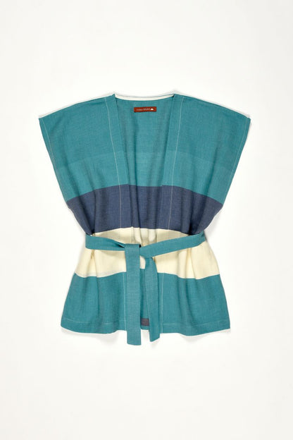 Veste kimono KARO – Lagune