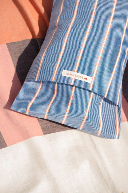 Coussin rectangulaire déhoussable OBI - Bleu