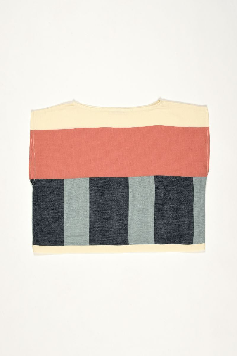 Top col bateau TALIS - Rose