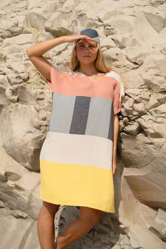 Robe de plage ALANA – Jaune