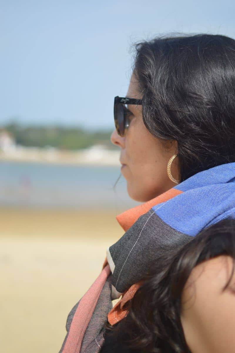 Foulard été Couleur BRUME