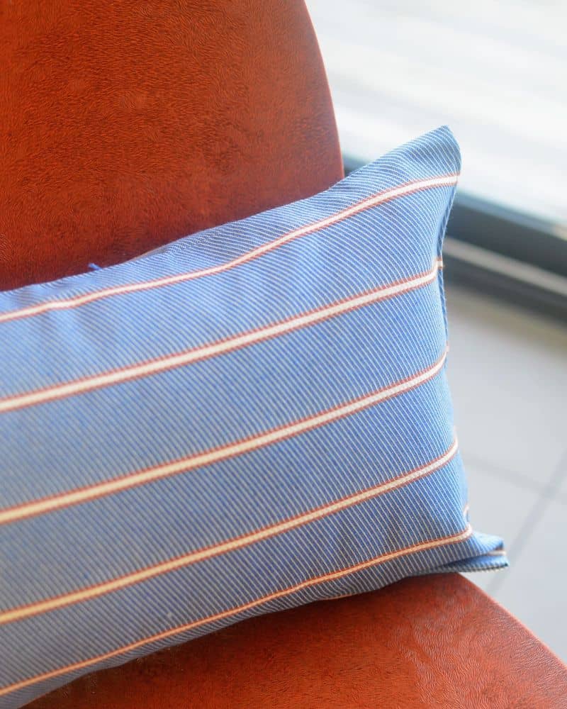 Coussin rectangulaire déhoussable OBI - Bleu