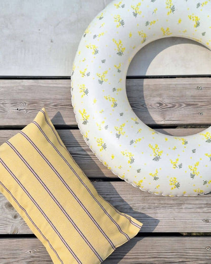 Coussin rectangulaire déhoussable OBI - Jaune