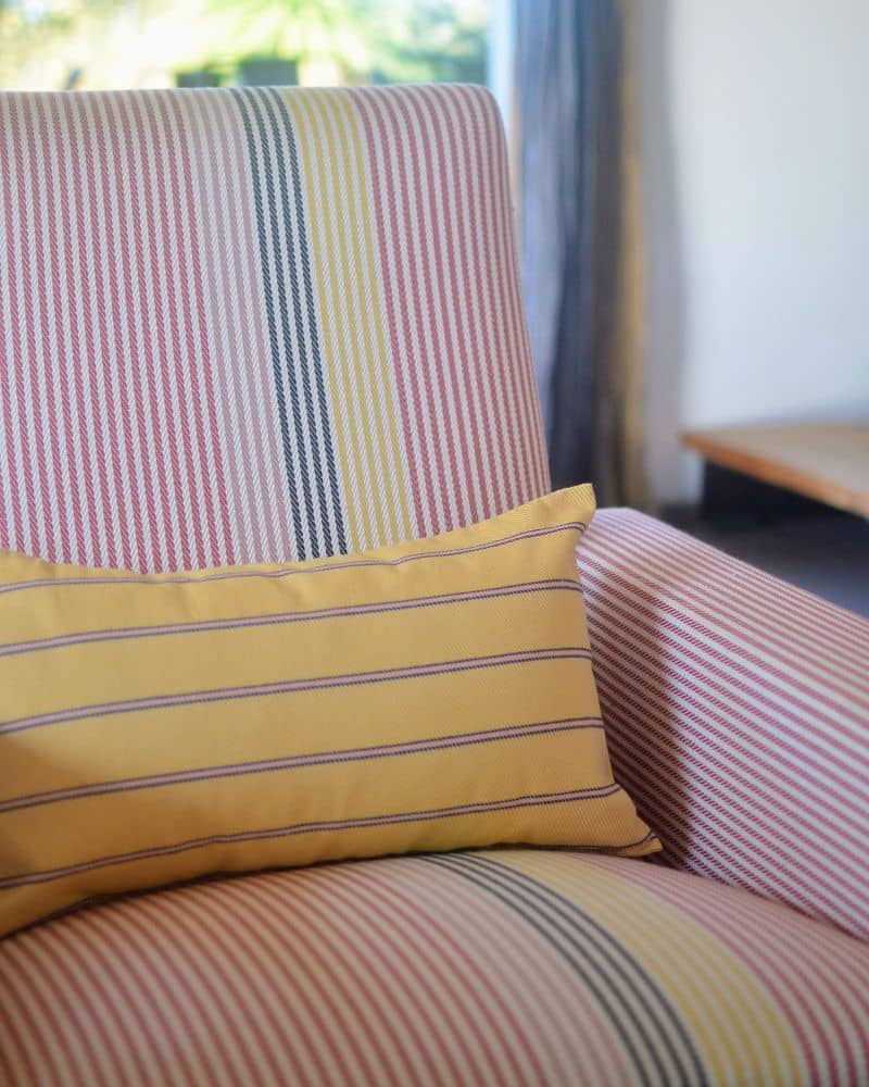 Coussin rectangulaire déhoussable OBI - Jaune