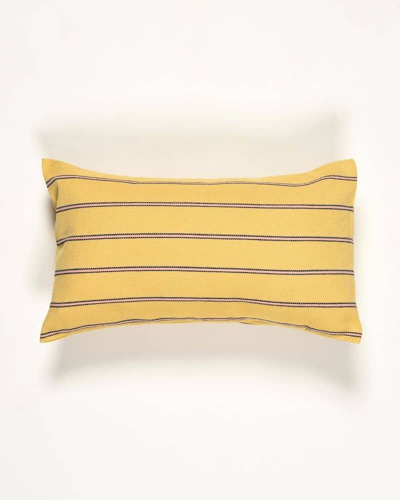 Coussin rectangulaire déhoussable OBI - Jaune