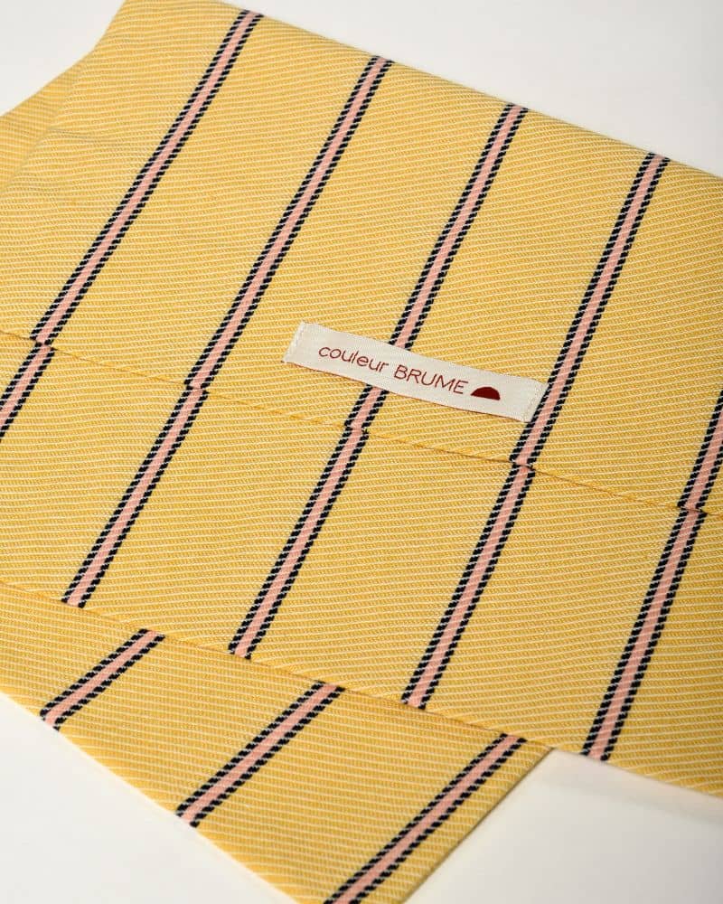 Coussin rectangulaire déhoussable OBI - Jaune