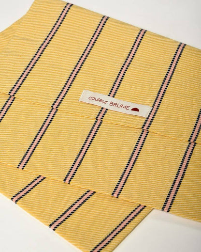 Coussin rectangulaire déhoussable OBI - Jaune