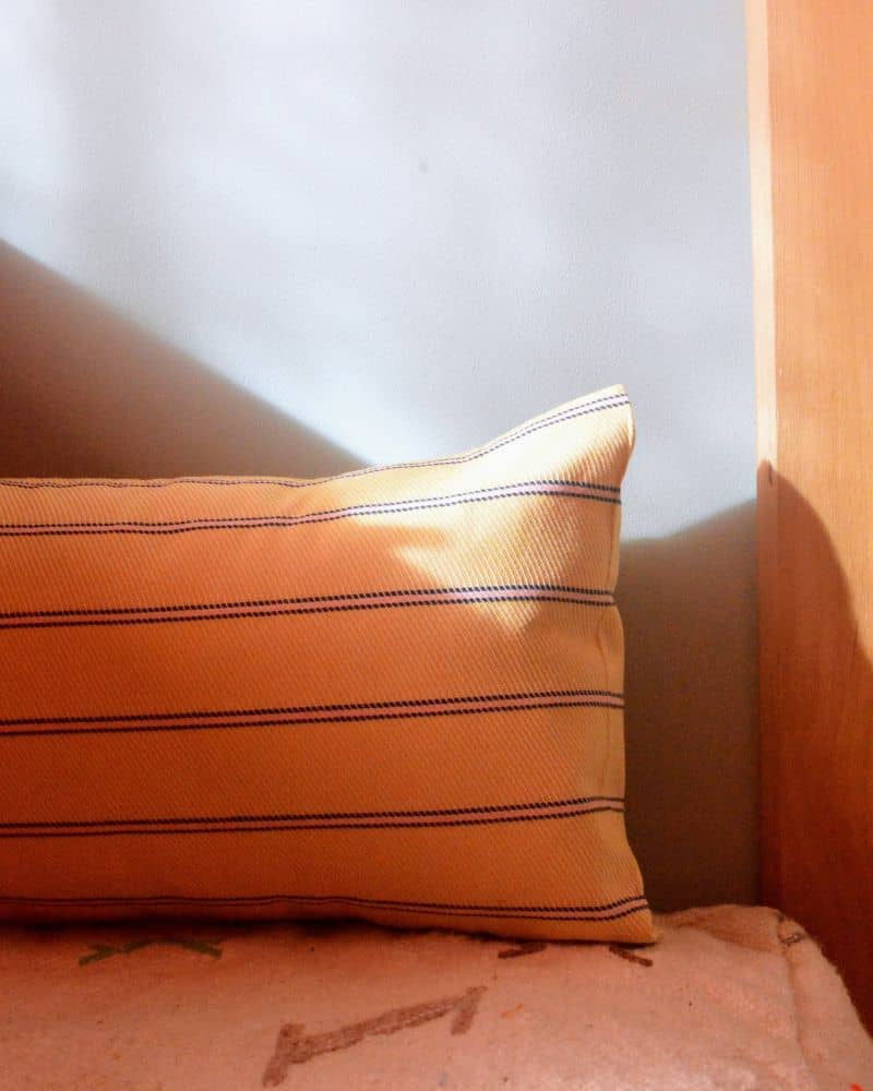 Coussin rectangulaire déhoussable OBI - Jaune