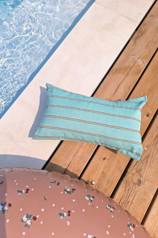 Coussin rectangulaire déhoussable OBI - Lagune