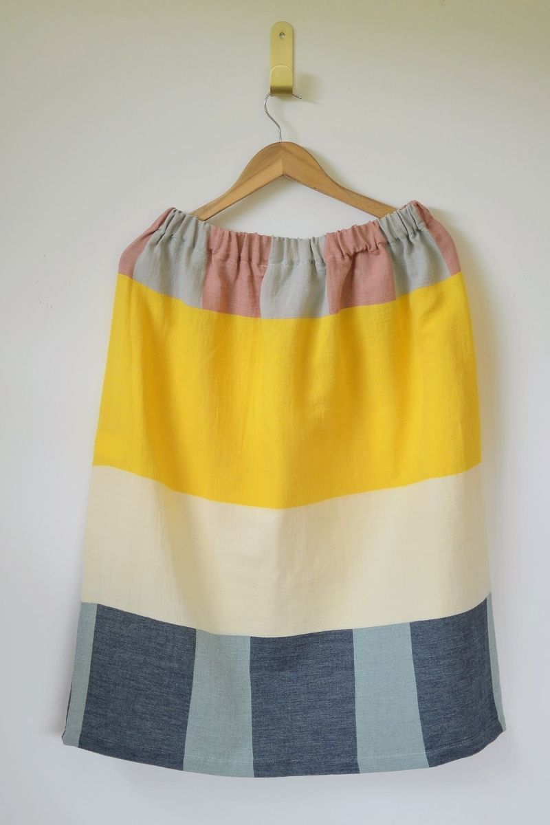 Jupe mi-longue BAYA – Jaune