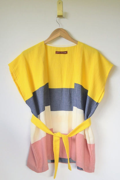 Veste kimono KARO - Jaune