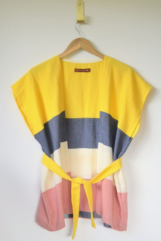 Veste kimono KARO - Jaune