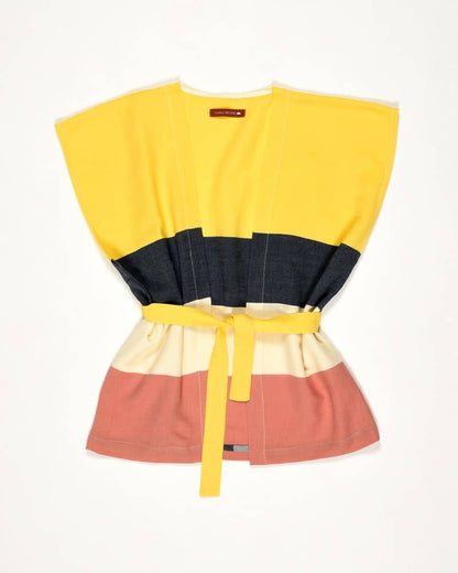 Veste kimono KARO - Jaune