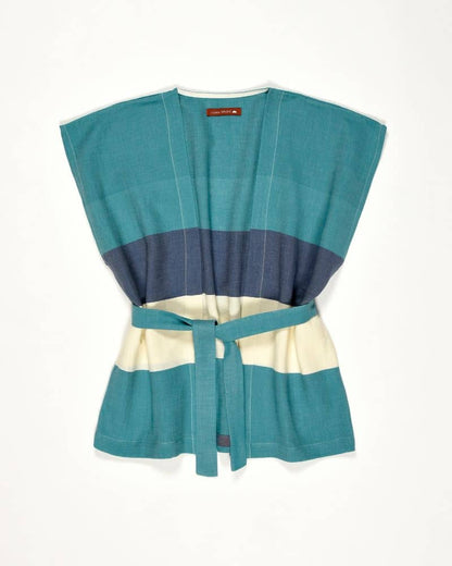 Veste kimono KARO – Lagune