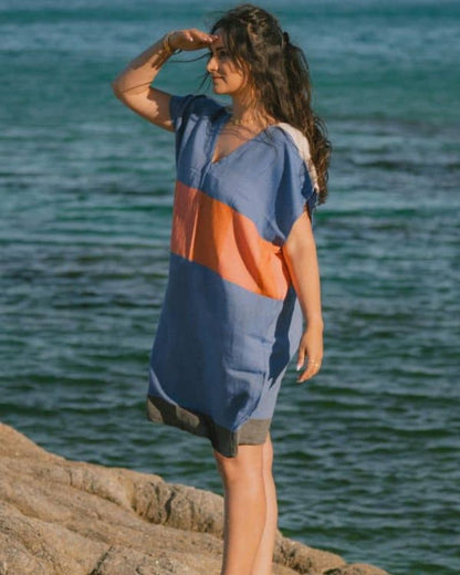 Robe de plage EBA – Bleu