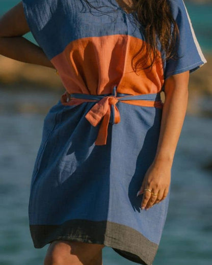 Robe de plage EBA – Bleu