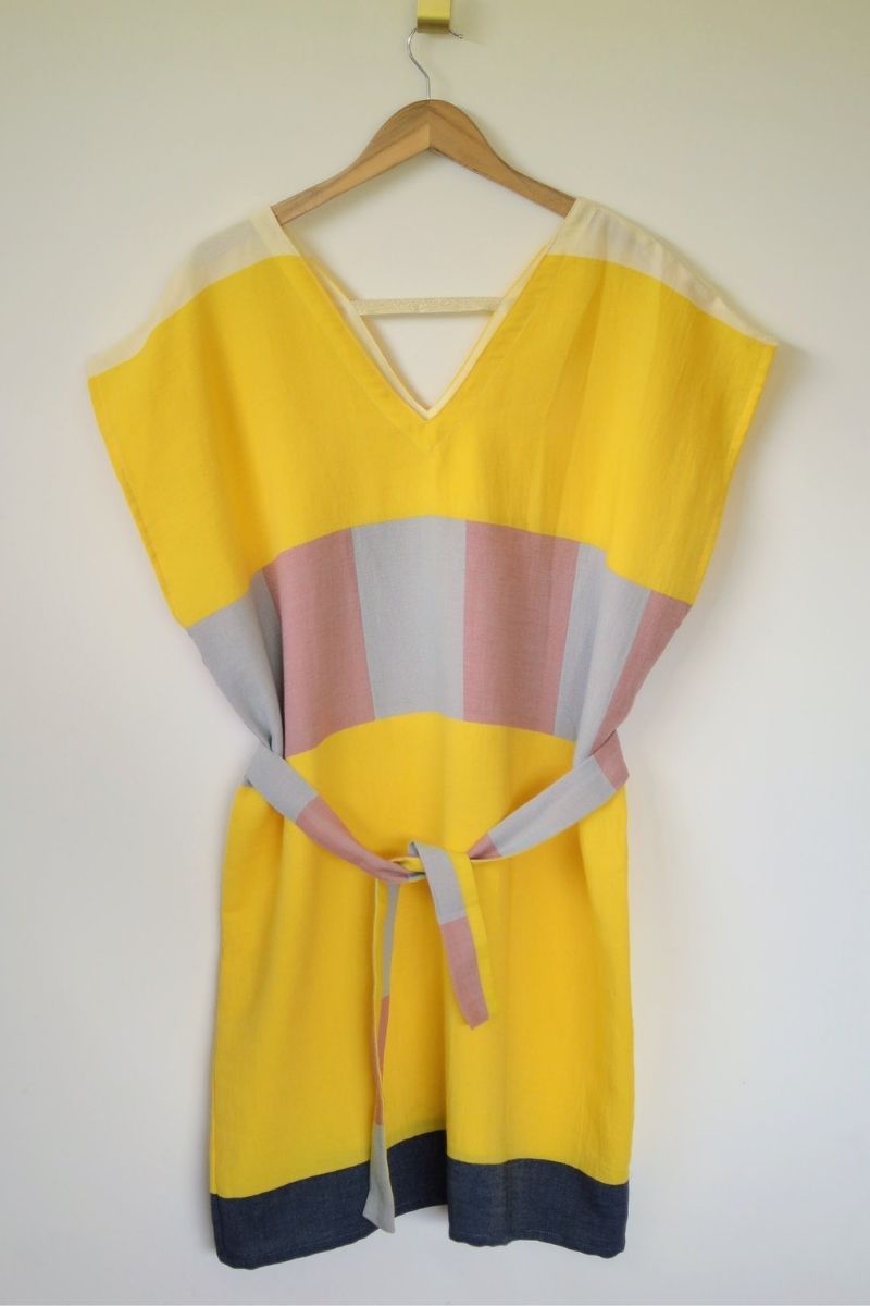 Robe de plage EBA - Jaune