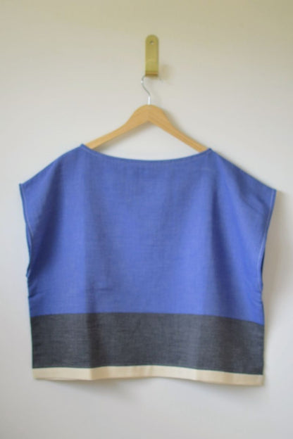 Top col bateau TALIS – Bleu