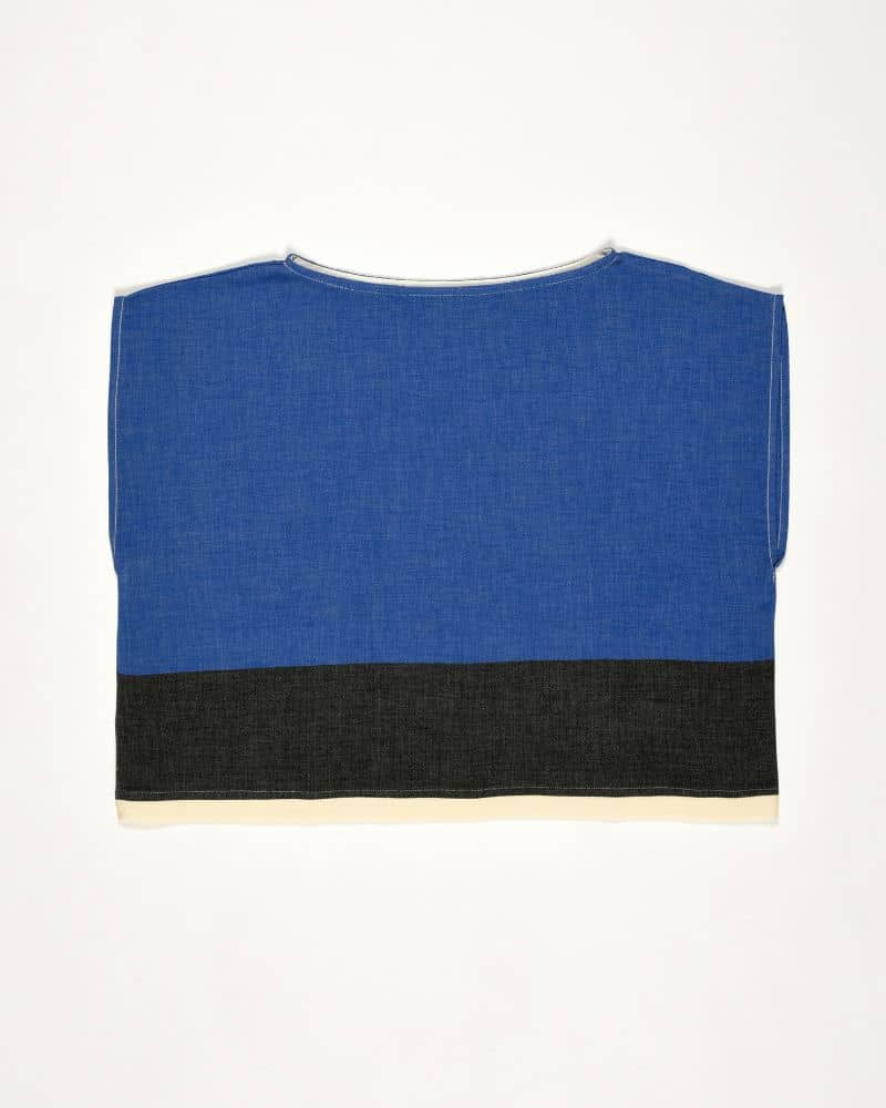Top col bateau TALIS – Bleu