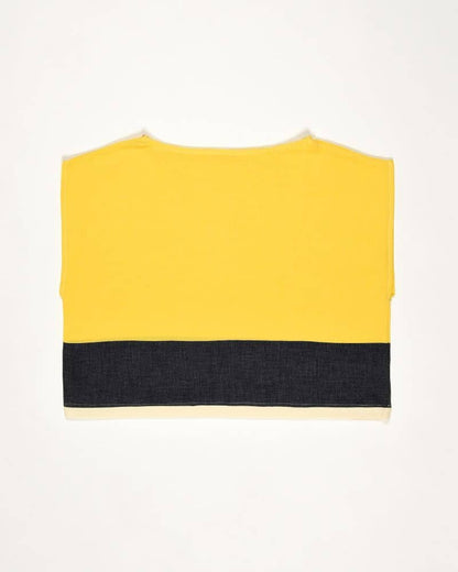 Top col bateau TALIS - Jaune
