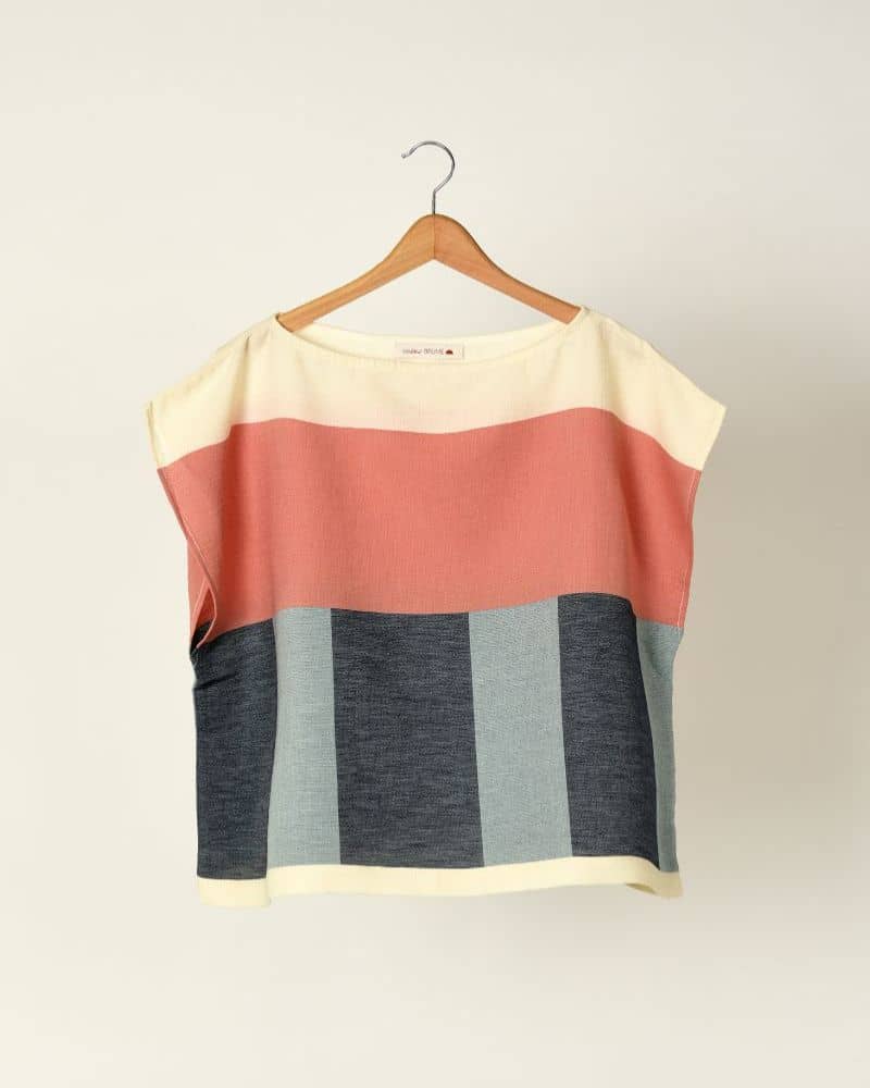 Top col bateau TALIS - Rose